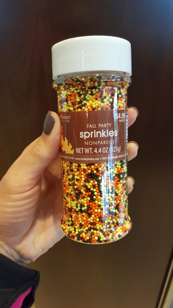 Fall Colored Sprinkles Nut Free Mom Blog Nut Free Lifestyle